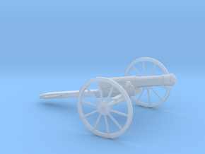 1/48 Scale American Civil War Cannon 10-Pounder in Clear Ultra Fine Detail Plastic