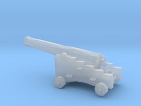 1/48 Scale 32 Pounder M1829 on Naval Carriage in Clear Ultra Fine Detail Plastic