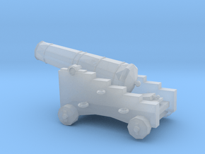 1/72 Scale 12 Pounder Naval Gun in Clear Ultra Fine Detail Plastic
