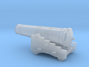1/72 Scale 42 Pounder Naval Gun in Clear Ultra Fine Detail Plastic