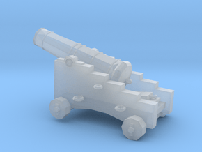 1/87 Scale 9 Pounder Naval Gun in Clear Ultra Fine Detail Plastic
