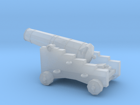 1/87 Scale 12 Pounder Naval Gun in Clear Ultra Fine Detail Plastic