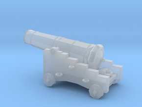1/87 Scale 18 Pounder Naval Gun in Clear Ultra Fine Detail Plastic