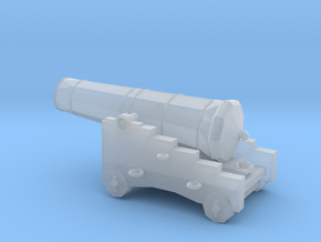 1/87 Scale 24 Pounder Naval Gun in Clear Ultra Fine Detail Plastic