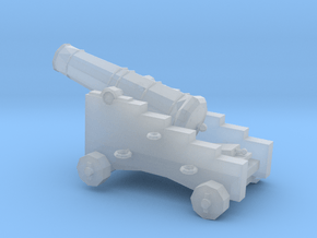 1/96 Scale 9 Pounder Naval Gun in Clear Ultra Fine Detail Plastic