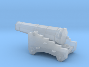 1/96 Scale 24 Pounder Naval Gun in Clear Ultra Fine Detail Plastic
