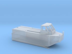 1/100 Scale Army Bridge Erection Boat in Clear Ultra Fine Detail Plastic