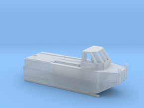 1/200 Scale Army Bridge Erection Boat in Clear Ultra Fine Detail Plastic