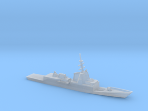 1/1250 Scale Spanish frigate Álvaro de Bazán in Clear Ultra Fine Detail Plastic