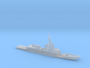1/700 Scale Spanish frigate Álvaro de Bazán in Clear Ultra Fine Detail Plastic