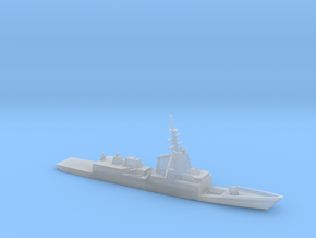 1/1250 Scale HMAS Hobart D-39 Class Destroyer in Clear Ultra Fine Detail Plastic
