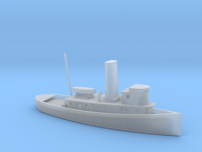 1/350 Scale 100 foot wooden harbor tug Retriever in Clear Ultra Fine Detail Plastic
