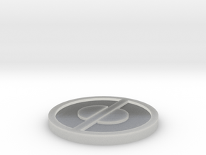 Deadpool Emblem in Clear Ultra Fine Detail Plastic