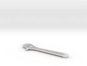 Crescent Wrench in Clear Ultra Fine Detail Plastic