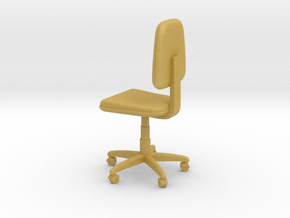 Office Swivel Chair in Tan Fine Detail Plastic