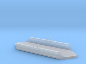 1/3000 Scale 1902 Bermuda Floating Dock in Clear Ultra Fine Detail Plastic