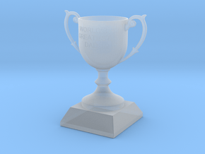 Father's Day Trophy in Clear Ultra Fine Detail Plastic