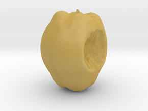 Apple in Tan Fine Detail Plastic