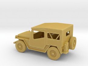 1/72 Scale M151 with cover in Tan Fine Detail Plastic