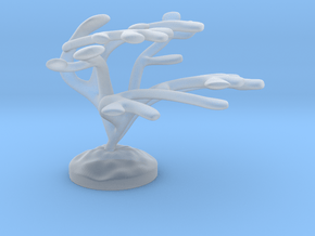 Elkhorn Coral  in Clear Ultra Fine Detail Plastic