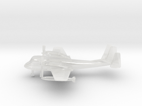 Grumman OV-1A Mohawk  in Clear Ultra Fine Detail Plastic: 6mm