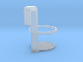 Cup Holder in Clear Ultra Fine Detail Plastic