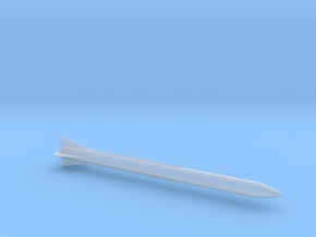 1/72 Scale Corporal Missile in Clear Ultra Fine Detail Plastic