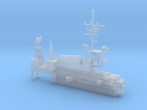 1/538 Scale USS Midway CV-41 Island in Clear Ultra Fine Detail Plastic