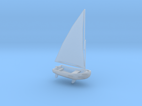 1/128 Scale 9 ft Plastic Dinghy Mk2 USN in Clear Ultra Fine Detail Plastic