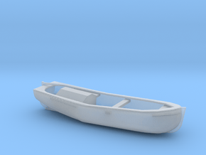 1/128 Scale 27 ft Motor Work Boat in Clear Ultra Fine Detail Plastic