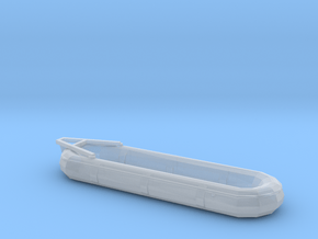 1/96 Scale Pneumatic Barge in Clear Ultra Fine Detail Plastic