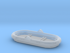 1/48  Scale 4 Person Inflatable Raft Mk 2 USN in Clear Ultra Fine Detail Plastic