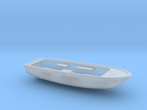 1/192 Scale 35 ft Plane Rearming Boat in Clear Ultra Fine Detail Plastic
