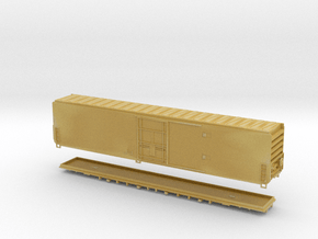 HO Scale 70 ft Cryo-Trans Reefer in Tan Fine Detail Plastic