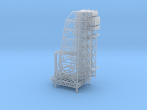 1/2500 Scale Apollo Arming Tower in Clear Ultra Fine Detail Plastic
