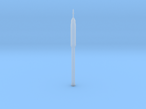 1/1000 Scale Ares 1 Rocket in Clear Ultra Fine Detail Plastic