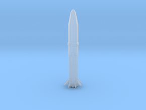 1/1000 Scale Saturn Rocket SA-204 in Clear Ultra Fine Detail Plastic