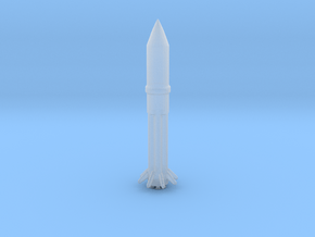 1/1000 Scale Saturn Rocket SA-203 in Clear Ultra Fine Detail Plastic