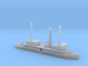 1/1400 Scale USS San Pablo (Sand Pebbles) in Clear Ultra Fine Detail Plastic