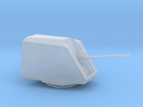 1/192 Scale Mk 3 57mm Turret in Clear Ultra Fine Detail Plastic