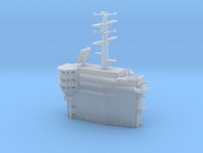 1/700 Scale USS Nimitz Island in Clear Ultra Fine Detail Plastic