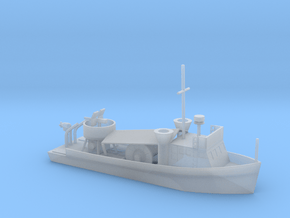 1/160 Scale 57' Minesweeper Boat Vietnam War in Clear Ultra Fine Detail Plastic