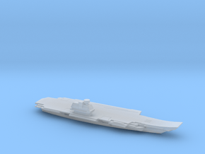 Russian Aircraft Carrier Ulyanovsk 2.88 in in Clear Ultra Fine Detail Plastic