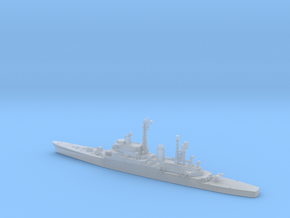 1/1250 Scale French Cruiser Colbert C611 1991 in Clear Ultra Fine Detail Plastic