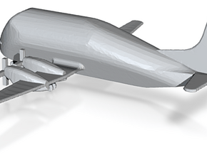 1/700 Scale Aero Spacelines Super Guppy in Clear Ultra Fine Detail Plastic