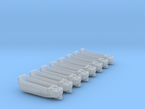 1/700 Scale LCVP set of 8 in Clear Ultra Fine Detail Plastic