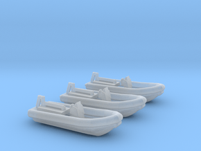 1/285 Scale 7 Meter Rib set of 3 in Clear Ultra Fine Detail Plastic