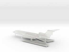 Gulfstream G650 in Clear Ultra Fine Detail Plastic: 1:400