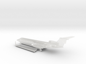 Gulfstream G550 in Clear Ultra Fine Detail Plastic: 1:400