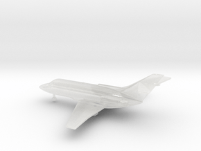 Hawker 800 (BAe 125-800) in Clear Ultra Fine Detail Plastic: 6mm
